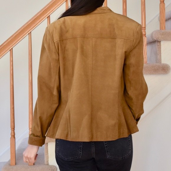 Suede Button Up Jacket - Picture 5 of 5